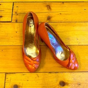 Miss Albright Orange heels